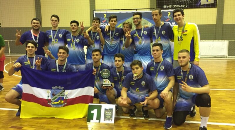 Araranguá tem tradição. Handebol masculino campeão do Jerva