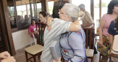 Dia foi de abraçar os amigos