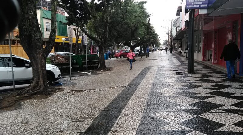 Calçadão receberá melhorias